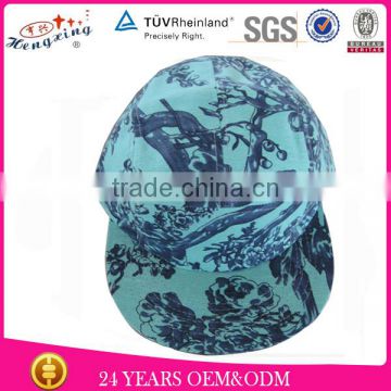 2014 Best Selling 100% Cotton Printed Pattern Very Cheap 5 Panel Cap