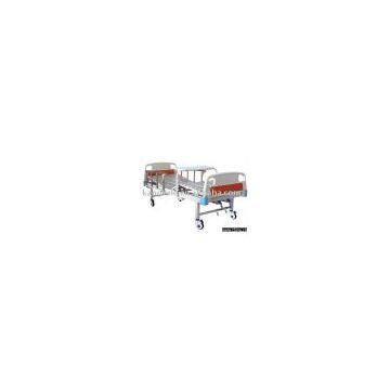 Double-crank hospital manual bed (hospital equipment)