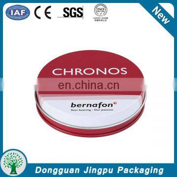 Round shoe polish packaging tin box