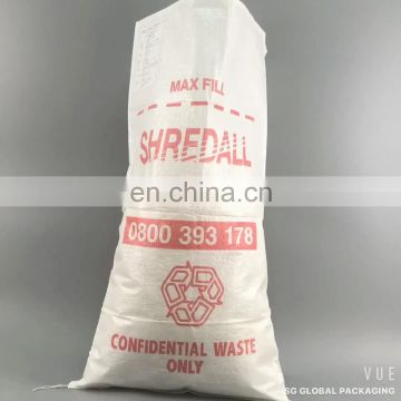 Hot sale empty 50kg 100kg sack bag pp woven