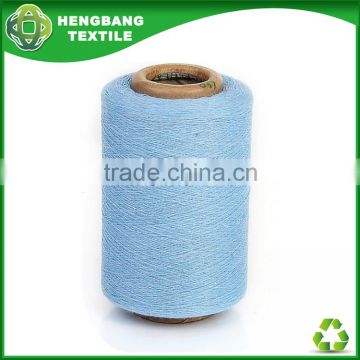 Manufacturer 20s blue colour knitting cotton yarn from china HB619