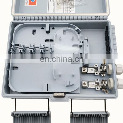 PC ABS  Fiber Termination Box with stainless steel angle adapter FDB Fiber Pigtail 1&8 distribution box fiber