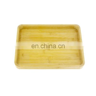 Hotel Restaurant Retangle Serving Bamboo Tray with Handles