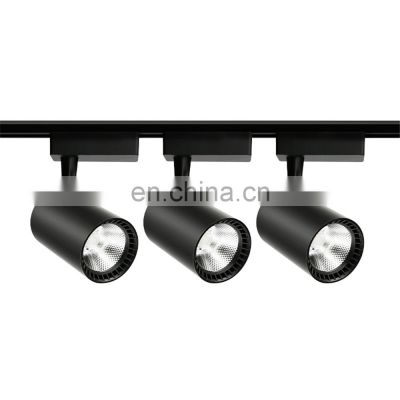 Zoomable COB Focus Track Spotlights 10W 20W 30W 40W Commercial Led Track Light