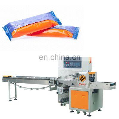 Automatic Packing Wrapping Machine Flow Pack Lettuce Leafy Vegetable Flow Pillow Packaging Machine