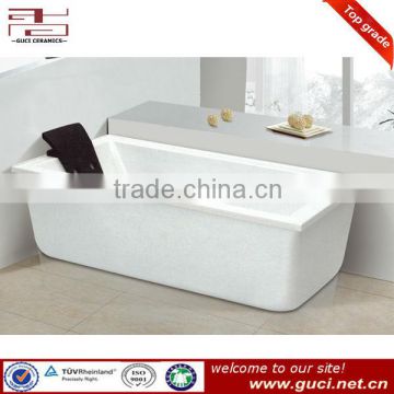China classical acrylic square bathtub