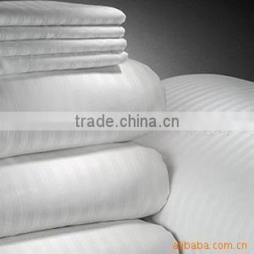 white cotton percale bedding fabric