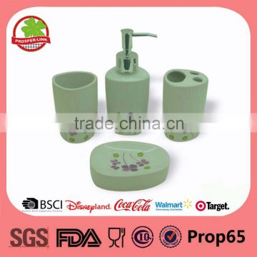 Custom Decal Ceramic Bathroom Accessories Set