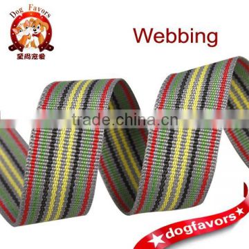 Mixed Color Cotton Polyester Webbing, SP Thread Webbing