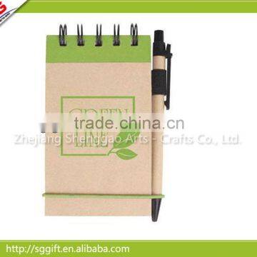 Paper notebook/kraft paper notebook with pen