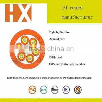 indoor fire resistant optical fiber cable 16 core fiber optic cable