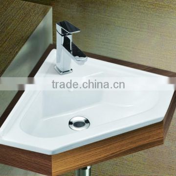 Sanitary ware ceramic corner cabinet basin/bathroom basin (BSJ-A8459)