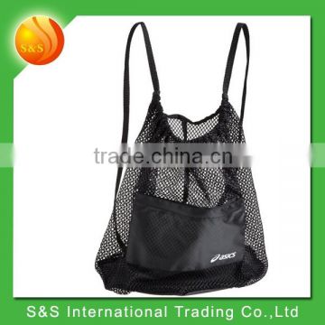 Durable lightweight multifunction basketball mesh backpack