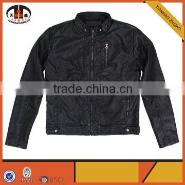 High Quality Fashion Motorcycle PU Jacket for Men