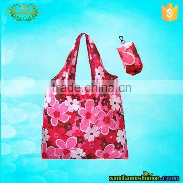 promotional cheap nylon foldable shopping bag