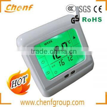 CE Approval Intelligent Programmable Digital Room Thermostats with Large LCD Backlight