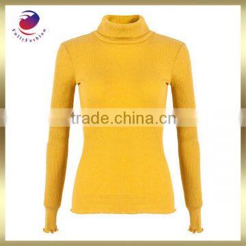 Women's autumn outfit, backing turtleneck sweater