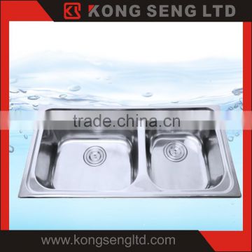 Kitchen sink High quality Stainless steel sink 304 Deep draw Topmount sink -KS-TM-D37-1                        
                                                Quality Choice