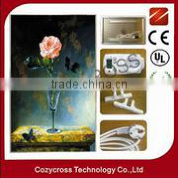 infrared heating panel with aluminum back panel