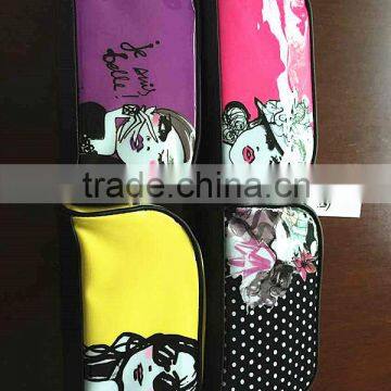 premium quality custom design PU makeup bags