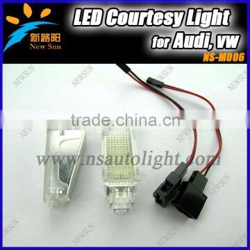 18SMD LED Luggage Footwell Under Door Courtesy Light No Error for Audi A2 A3 S3 A4 S4 RS4 A5 S5,Q5,Q7 auto led interior lamp