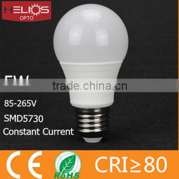 2 years warranty 85-265v smd5730 a60 e27 5 watt led bulb