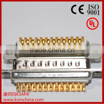 D-sub db connector for wire male 25 pin