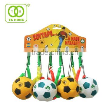 Soft soccer ball football with elastic string and rope promotional toy