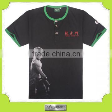2015 chinese clothing manufacturers cheap custom tshirt 25% cotton. 75%polyester