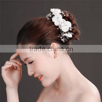 MYLOVE Wedding Bridal Hair Accessories Flower Hair Comb,Rhinestone Crystals MLF124