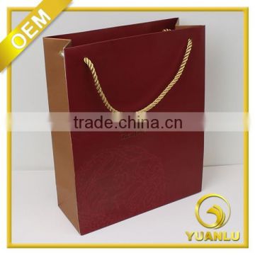 fashion design golden stamp shopping bag