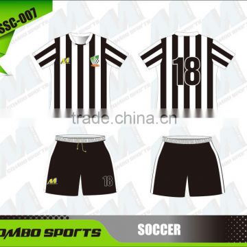 Custom sublimated soccer shirt and shorts