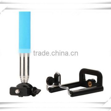 Wireless bluetooth remote control monopod self-tim and bluetooth selfie monopod for all kinds of cell phone