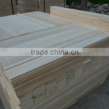 FSC paulownia slats for wood shutter, decorative wood slats