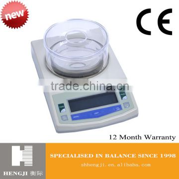 0.01g 600g load cell LCD display gold new lab electronic balance scale with windshled