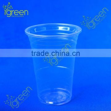 12oz PET plastic cup with lid, disposable plastic cup, plastic cup