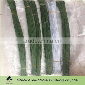 dark green paper covered wire ,floral stem wire