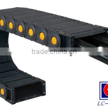 closed type flexible nylon cable carrier