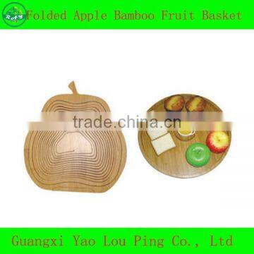 Storage Basket,Foldable Basket,Bamboo Fruit Basket