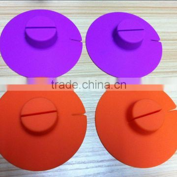 Low price, special and useful cup cover silicone suction lid