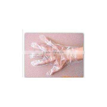 Disposable PE glove for hairdressing