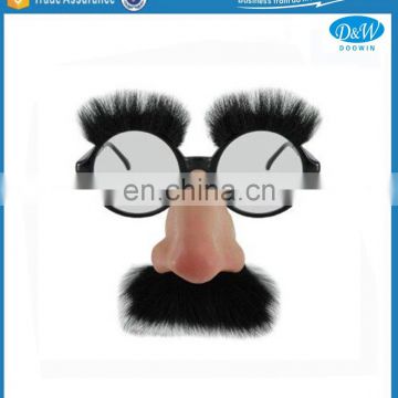 Groucho Party Glasses with mustache and eyebrow