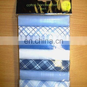 Packaged cotton handkerchief