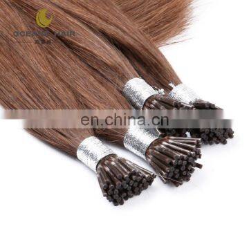 Top grade double drawn 1g Pre Bonded Keratin Hair i tip hair