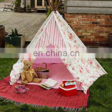 canvas cotton tent for kids playing children outdoor door tent tipi tent kids