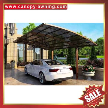 hot sale outdoor alu aluminum aluminium pc polycarbonate park car canopy carport shelter cover China