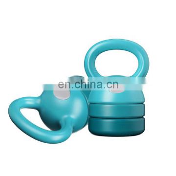 Wholesale Custom Durable Colorful Fitness Exercise Handle Steel Cast Iron Adjustable Kettlebell