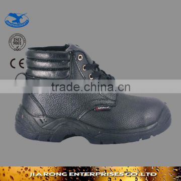 Hot Selling steel toe Cow split leather black steel unisex Safety Shoes SS054