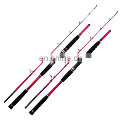 Pink Color 1.7m Portable Smooth guide ring EVA material handle High Strength Wheel SeatJigging&Boat Fishing Rod