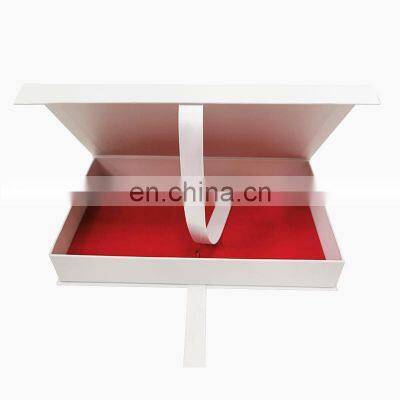 Ribbon closure tableware packaging paper box for cutlery pack